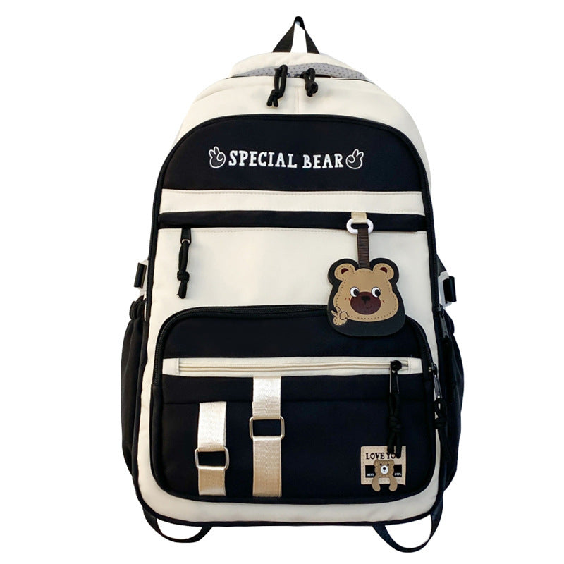 Zaino scolastico portatile di grande capacità per studenti, per alleviare il peso