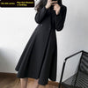 Autumn New Plus Size Women's Long Suit Trench Coat