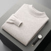 Autumn And Winter New Half-collar Wool Sweater Men's Thin Pullover Bottoming Shirt