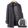 Double-sided Wool Overcoat Men's Mid-length Suit Collar Woolen Coat