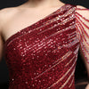 Abito da sera elegante, lungo, sottile, sexy, per sposa