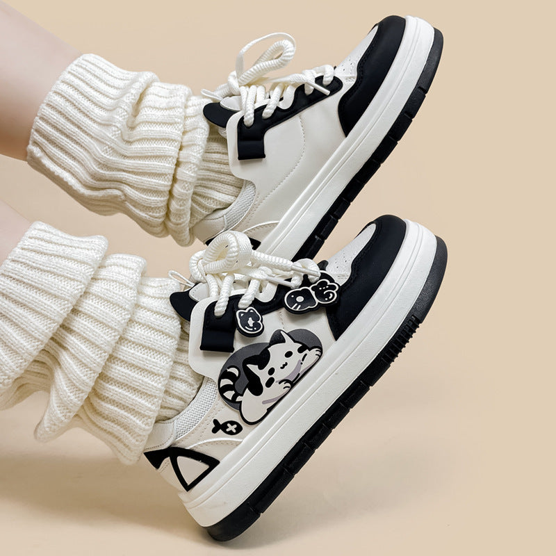 Sneakers casual con plateau, abbinabili e carine