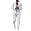 Pantaloni Americani Eleganti Casual a Righe da Abito