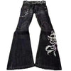 Embroidered Jeans Men's And Women's Trousers