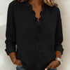 Camicia in cotone a maniche lunghe con balze