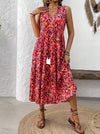 Holidaya Women's Random Printed Sleeveless Casual Dress