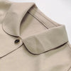 2025 New European And American Fashion Simple Women's Single Breasted High Texture Short Top