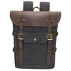 European And American Computer Crazy Horse Leather Backpack