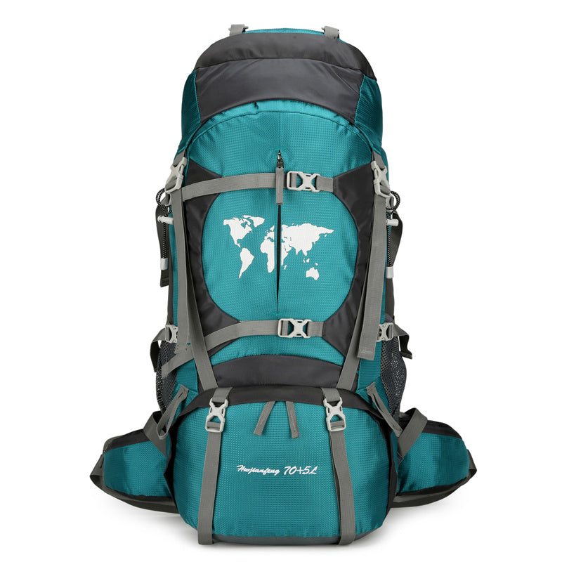 Borsa da arrampicata, zaino professionale da esterno di grande capacità, zaino da trekking fuoristrada da uomo e da donna con staffa, zaino da viaggio e campeggio 