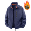 Fleece Sweater Men's Outdoor Casual Stand Collar Warm Jacket