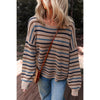 Women's Fashionable Printed Long-sleeved Sweater