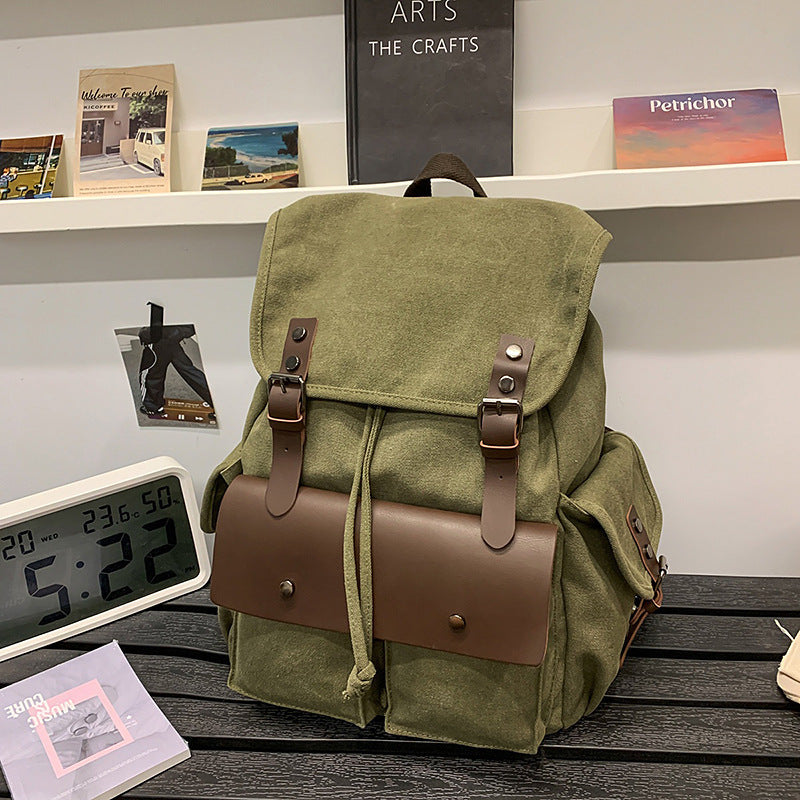 Fashion Personality Canvas Men's Backpack