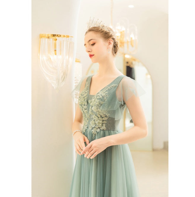Nuovo Abito da Sposa Color Verde Chiaro per Brindisi