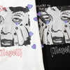 Maglietta intimo a maniche corte stile Harajuku High Street Fashion