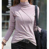 Dralon Bottoming Shirt Slim Fit Warm Top Women's Slim-fit Long Sleeve