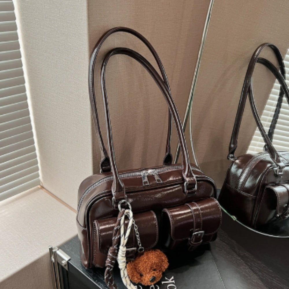 Borsa a tracolla, borsa quadrata piccola di grande capacità