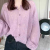Long Sleeve Soft Glutinous Women's Clothing Gentle Dignified Hollow Sweater