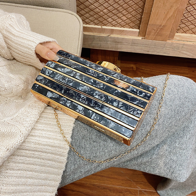 Borsa da sera in acrilico di alta qualità da donna