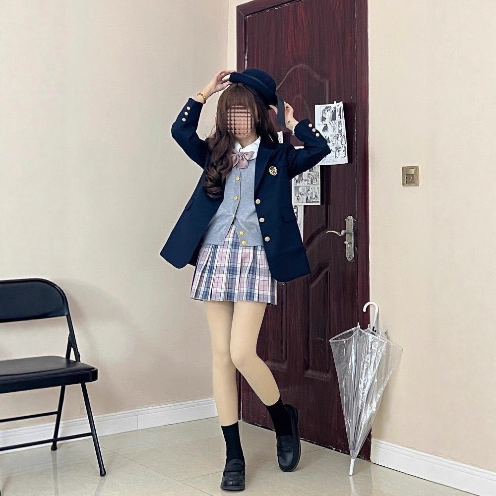 Preppy-style Tailored Blazer For Women