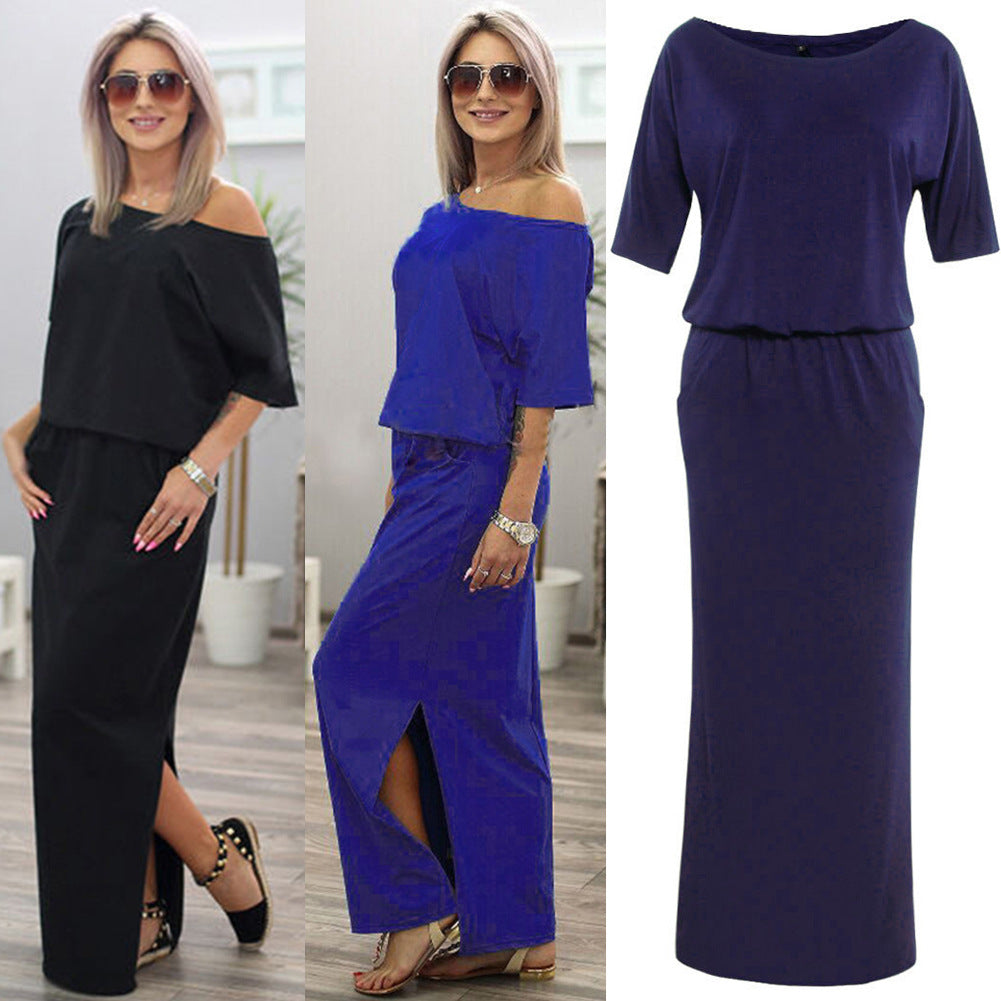 abito nuovo vestito estivo per l'estate da donna abito da sera da donna europeo e americano gonna lunga, denaro per la vendita all'ingrosso