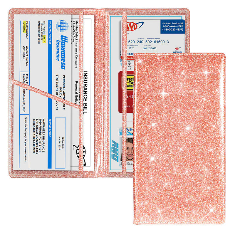 Copertura protettiva della polizza assicurativa per auto Documento di immatricolazione di un'auto