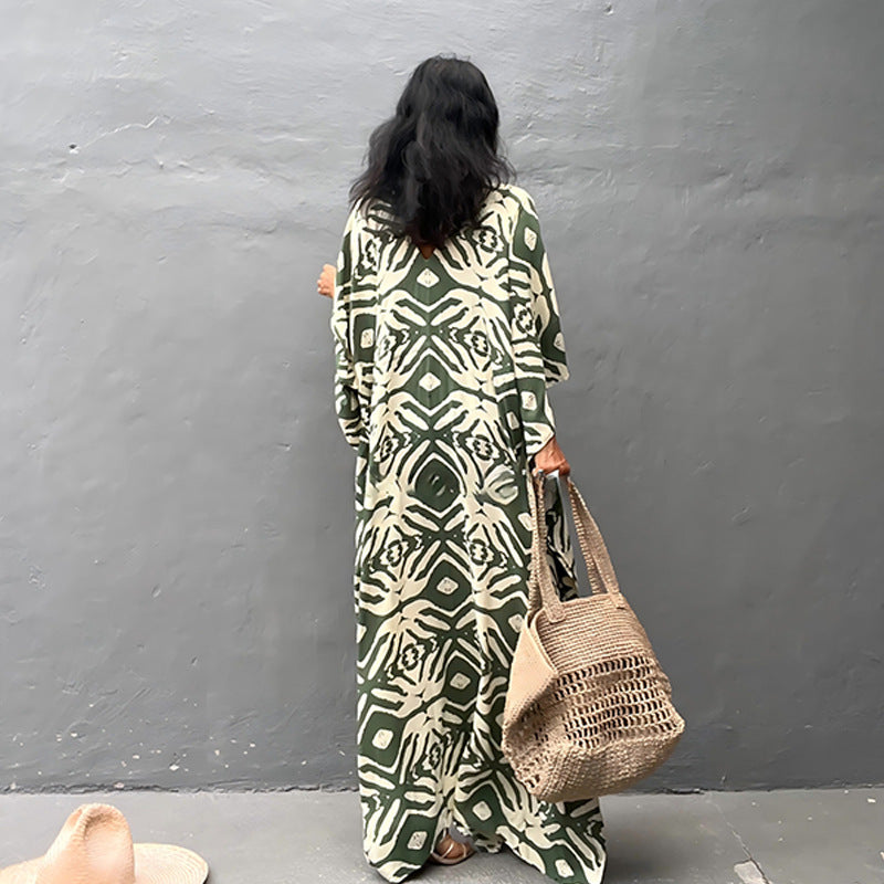 Womens Rayon Drawstring Resort Beach Dress