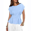 T-shirt Donna Girocollo Manica Corta Casual Versatile Moda