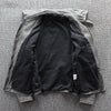Men's Business Shirt Pocket Motorcycle Clothing Leather Jacket Coat