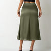 Womens Satin Mermaid Skirt SpringSummer Style