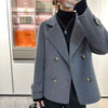Short Handmade Fall Winter Coat Loose