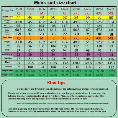 Completo tre pezzi da uomo business casual