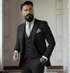 Completo da Uomo Slim Fit Tinta Unita