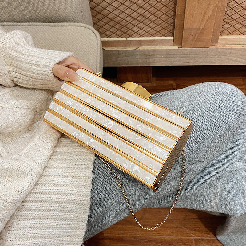 Borsa da sera in acrilico di alta qualità da donna