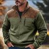 Men's Casual Coat Zipper Fleece Sweater
