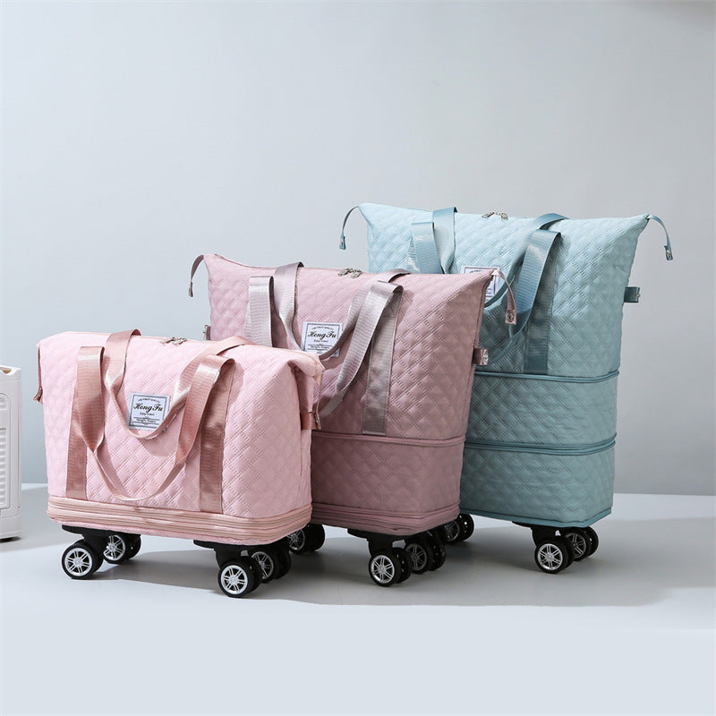 Borsa da viaggio universale con rombo, leggera, con separazione tra asciutto e bagnato, grande capacità, per fitness e yoga