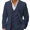 Abito in Lino Uomo Business Casual Abito da Sposo Banchetto