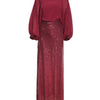 Vestito da sera in chiffon con perline da donna africana Taglie forti