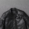 First Layer Cowhide Leather Coat Men's Stand Collar Motorcycle Clothing Youth