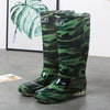 Women's Floral Knee-high Rain Boots Long Non-slip Wear-resistant Rain Boots