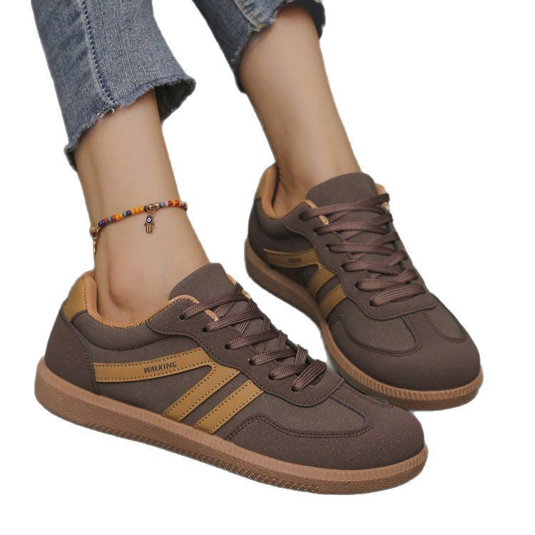 European And American Retro Color Matching Plus Size German Training Shoes Sneaker