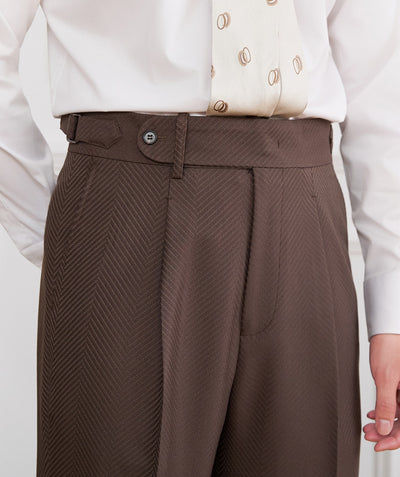 Commuter Anti-wrinkle Wide High Waist Straight Trousers Trendy