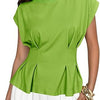 T-shirt Donna Girocollo Manica Corta Casual Versatile Moda
