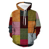 Stitching Pattern 3D Digital Printing Sweater Spring And Autumn Men's Hoodie