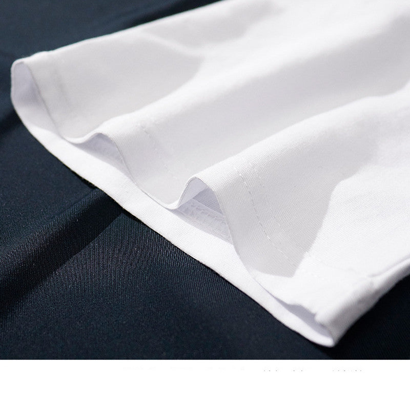T-shirt taglie forti unisex stile coreano per coppie