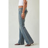Jeans Bootcut Lavati Effetto Usurato Slim-fit Stile Vintage