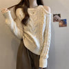 Idle Style Loose Long Sleeve Top Sweater For Women