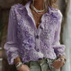 Simple Collared Shirt For Women Fashionable And Casual