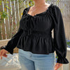 Plus Size Women's Clothes Top Waist Slimming Temperament Clavicle T-shirt