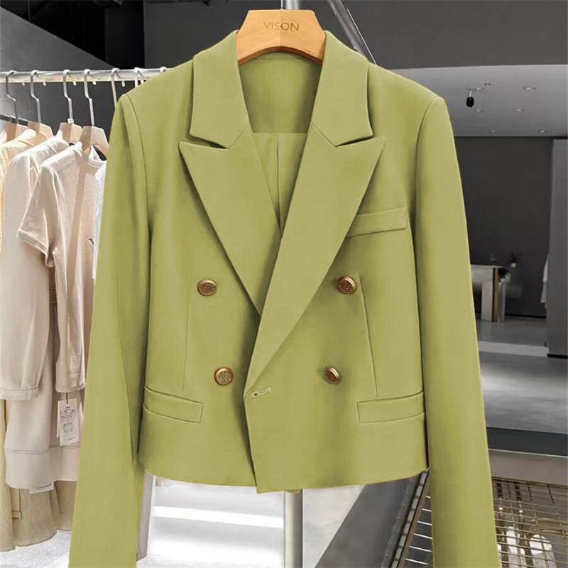 Blazer corto casual in stile western retrò da donna
