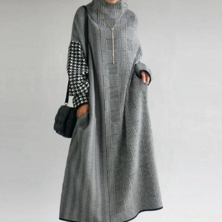 Autumn And Winter Loose Sweaters Dress For Women